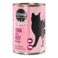 Cosma Asia En Gelatina 12 X 400 G -Catit Ventas 101376 pla cosma asia tunabeef 400g 6 1