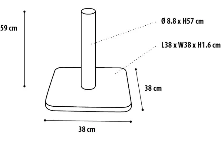 Rascador Lisa Beige. Rascador Lisa Beige. -Catit Ventas 1031266 t 01 6218b15540ad4
