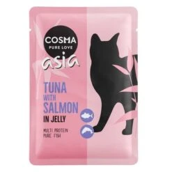 Cosma Asia 24 X 100 G En Bolsitas Para Gatos -Catit Ventas 103497 pla cosma asia tunasalmon 100g 0