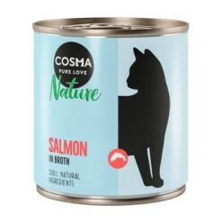 Cosma Nature 6 X 280 G -Catit Ventas 104071 pla cosma nature salmon 280g 2 1