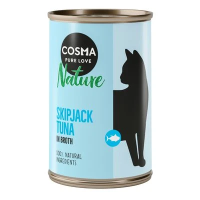 Cosma Nature 6 x 140 g Cosma Nature 6 X 140 G -Catit Ventas 104072 pla cosma nature skipjacktuna 140g 0