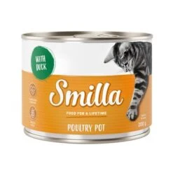Smilla Tierna Ave 24 X 200 G - Pack Ahorro 5 Smilla Tierna Ave 24 X 200 G - Pack Ahorro -Catit Ventas 114545 pla smilla poulrypot duck 200g 3