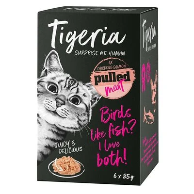 Tigeria Pulled Meat 24 x 85 g comida húmeda para gatos Tigeria Pulled Meat 24 X 85 G Comida Húmeda Para Gatos -Catit Ventas