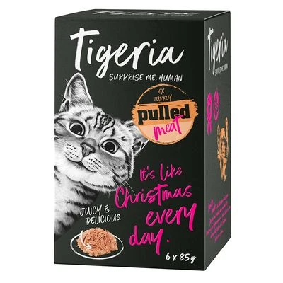 Tigeria Pulled Meat 24 x 85 g comida húmeda para gatos Tigeria Pulled Meat 24 X 85 G Comida Húmeda Para Gatos -Catit Ventas