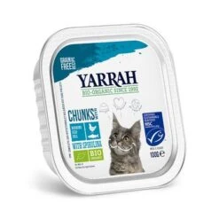 Yarrah Bio 48 X 100 G En Tarrinas Para Gatos - Pack Ahorro -Catit Ventas 1451 pla yarrah broekchen fisch spirulina 100g hs 01 7