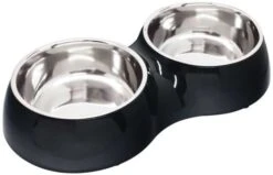 Catit Comedero Doble Acero Inoxidable 200Ml