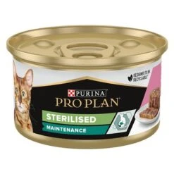 Purina Pro Plan Sterilised 24 X 85 G En Latas -Catit Ventas 171796 pla proplancat sterilised salmon 85g hs 01 0
