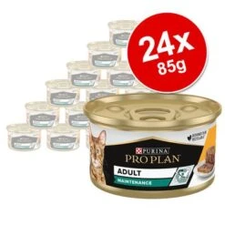 PURINA PRO PLAN Cat Adult Maintenance 24 X 85 G En Latas -Catit Ventas 171798 purina proplan cat adult huhn 24x85g hs 02 3