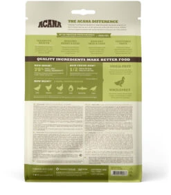 Acana Grasslands Cat -Catit Ventas 194288 064992714697 acana cat grasslands back 340g 3