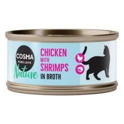 Pack Ahorro: Cosma Nature 48 X 70 G -Catit Ventas 1 60831 pla cosma nature chickenshrimps 70g 1