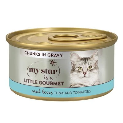 My Star Bocaditos en salsa Gourmet en latas 24 x 85 g para gatos My Star Bocaditos En Salsa Gourmet En Latas 24 X 85 G Para Gatos -Catit Ventas 1 mystar littlegourmet chunksingravy tuna 85g 7