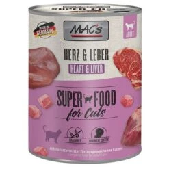 MAC's 6 X 800 G En Latas Para Gatos 4 MAC's 6 X 800 G En Latas Para Gatos -Catit Ventas 217998 pla macs katzenfutter herz leber 800g hs 01 5