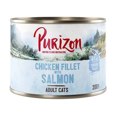Purizon Adult 6 x 200 g comida húmeda para gatos, sin cereales Purizon Adult 6 X 200 G Comida Húmeda Para Gatos, Sin Cereales -Catit Ventas 222096 pla purizon lachs 200g 5