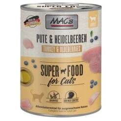 MAC's 6 X 800 G En Latas Para Gatos 5 MAC's 6 X 800 G En Latas Para Gatos -Catit Ventas 235292 pla macs katzenfutter pute heidelbeeren 800g hs 01 1