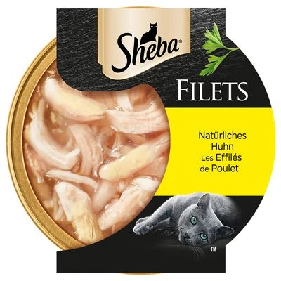 Sheba Feine Filets 16 x 60 g comida húmeda para gatos Sheba Feine Filets 16 X 60 G Comida Húmeda Para Gatos -Catit Ventas