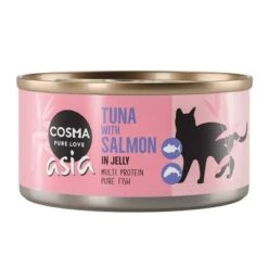 Cosma Asia En Gelatina 24 X 170 G -Catit Ventas 264601 pla cosma asia tuna salmon can 170g 1 1