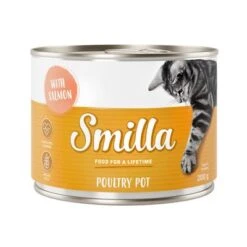 Smilla Tierna Ave 24 X 200 G - Pack Ahorro 6 Smilla Tierna Ave 24 X 200 G - Pack Ahorro -Catit Ventas 269012 pla smilla poultry pot salmon 200g 0