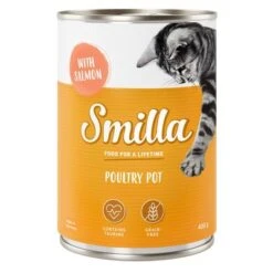 Smilla Tierna Ave 6 X 400 G -Catit Ventas 269013 pla smilla poultry pot salmon 400g 0