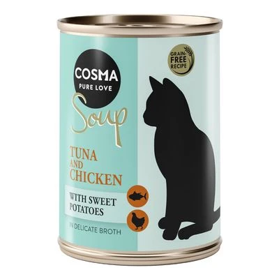 Cosma Soup sopa para gatos 6 x 100 g Cosma Soup Sopa Para Gatos 6 X 100 G -Catit Ventas