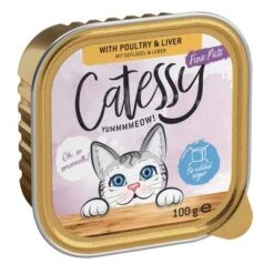 Catessy En Tarrinas 64 X 100 G - Pack Mixto -Catit Ventas 27635 pla catessy feinepastete gefluegelleber 100g 7