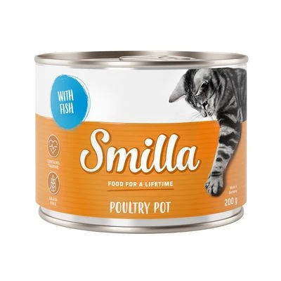Smilla Tierna ave 24 x 200 g - Pack Ahorro Smilla Tierna Ave 24 X 200 G - Pack Ahorro -Catit Ventas 28072 pla smilla poulrypot fish 200g 2