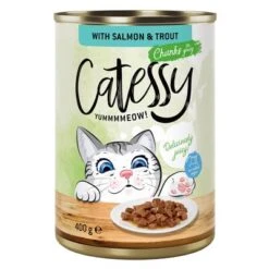 Catessy Bocaditos 12 X 400 G En Latas -Catit Ventas 28349 pla catessy gravy salmon 400g 1