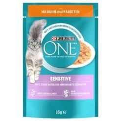 Pack Ahorro: Purina ONE 48 / 52 X 85 G -Catit Ventas 288297 pla purinaone sensitive 85g hs 01 4