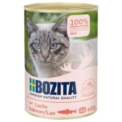Bozita 6 X 400 G Latas Para Gatos 3 Bozita 6 X 400 G Latas Para Gatos -Catit Ventas 288311 pla bozita salmon pate catcan 400g hs 01 6
