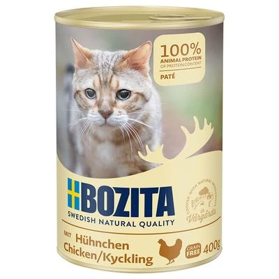 Bozita 6 x 400 g latas para gatos Bozita 6 X 400 G Latas Para Gatos -Catit Ventas 288312 pla bozita chicken pate catcan 400g hs 01 6