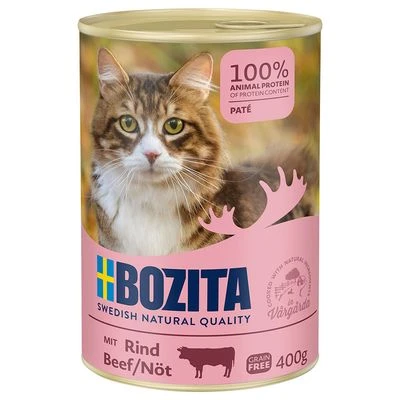 Bozita 6 x 400 g latas para gatos Bozita 6 X 400 G Latas Para Gatos -Catit Ventas 289296 pla bozita beef pate catcat 400g hs 01 8