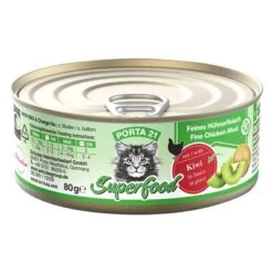 Porta 21 Superfood Comida Húmeda Para Gatos 6 X 80 G -Catit Ventas 308396 pla porta21 superfood huhnkiwi 80g hs 01 4
