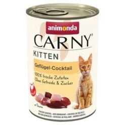 Animonda Carny Kitten 6 / 12 X 400 G -Catit Ventas 311403 pla carny kitten gefluegel coctail 400g hs 01 1