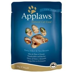 Applaws Selection 12 X 70g -Catit Ventas 31784 PLA rgb Applaws Selection KF Pouch Thunfisch mit Brachse 70g 3 3 1