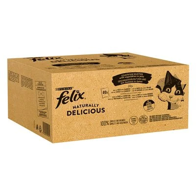 Felix Naturally Delicious 80 X 80 G - Megapack -Catit Ventas
