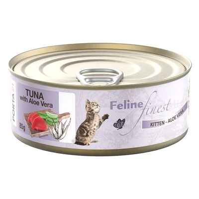 Feline Finest 6 X 85 G Comida Húmeda Para Gatos -Catit Ventas 343096 pla feline finest katzen nassfutter kitten thunfisch aloe 85g hs 01 8