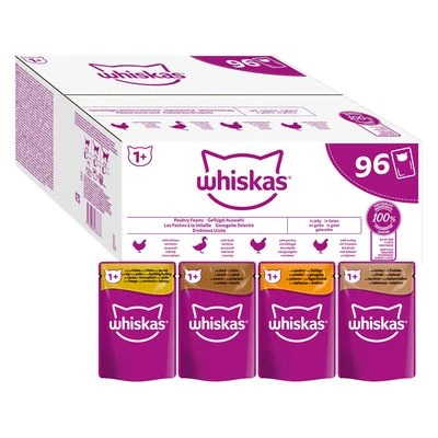 Whiskas 1+ Años 96 X 85 En Bolsitas -Catit Ventas