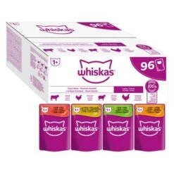 Whiskas 1+ Años 96 X 85 En Bolsitas -Catit Ventas 356096 pla mars sparpaket whiskas frischebeutel 48x85g hs 01 9