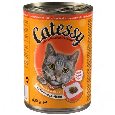 Catessy Bocaditos 24 x 400 g en latas - Pack Ahorro Catessy Bocaditos 24 X 400 G En Latas - Pack Ahorro -Catit Ventas 373821 catessy gelee huhn 8