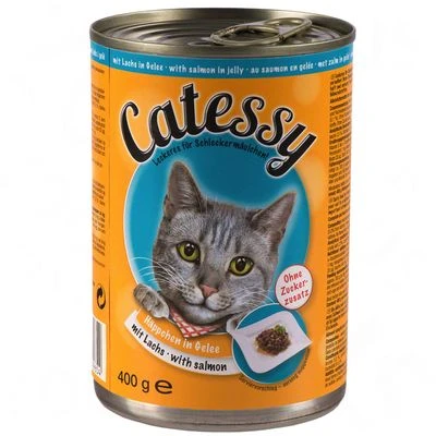 Catessy Bocaditos 24 x 400 g en latas - Pack Ahorro Catessy Bocaditos 24 X 400 G En Latas - Pack Ahorro -Catit Ventas 373821 catessy gelee lachs 9