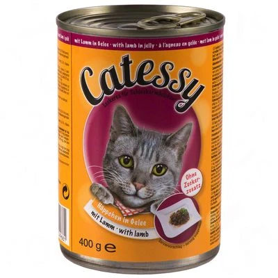 Catessy Bocaditos 24 x 400 g en latas - Pack Ahorro Catessy Bocaditos 24 X 400 G En Latas - Pack Ahorro -Catit Ventas 373821 catessy gelee lamm 8