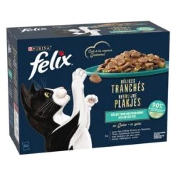 Felix Deliciously Sliced 48 X 80 G - Pack Ahorro -Catit Ventas 376198 pla felix deliciously sliced ocean hs 01 3