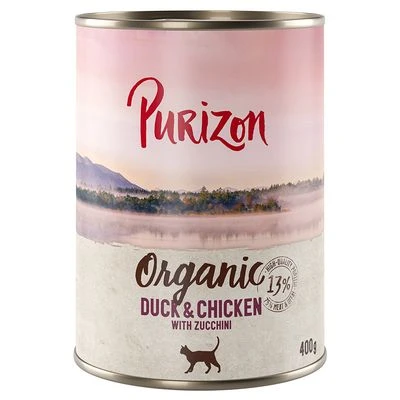 Purizon Organic 6 X 400 G Comida Ecológica Para Gatos -Catit Ventas 379520 pla purizon cat organic duck chicken 400g hs 01 5