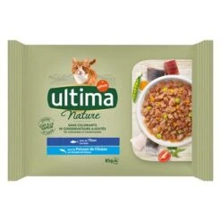 Ultima Cat Nature 12 X 85 G Comida Húmeda Para Gatos -Catit Ventas 384696 pla affinity ultima cat nature tuna hs 01 9