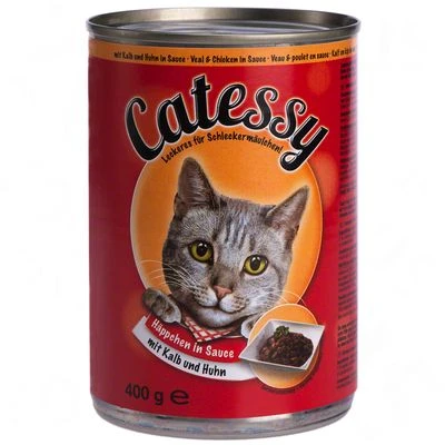 Catessy Bocaditos 24 x 400 g en latas - Pack Ahorro Catessy Bocaditos 24 X 400 G En Latas - Pack Ahorro -Catit Ventas