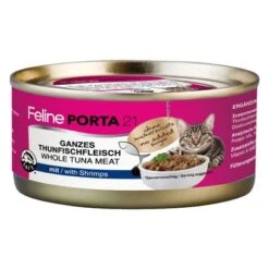 Feline Porta 21 Pack Ahorro 24 X 156 G -Catit Ventas 4635 pla felineporta21 tunashrimps 156g 9