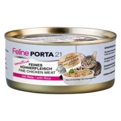 Feline Porta 21 Pack Ahorro 24 X 156 G -Catit Ventas 4689 pla felineporta21 huhnreissensitive 156g 2