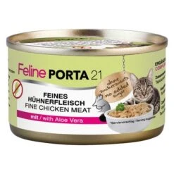 Feline Porta 21 Comida Para Gatos 6 X 90 G 5 Feline Porta 21 Comida Para Gatos 6 X 90 G -Catit Ventas 4710 pla felineporta21 huhnaloe 90g 2 1