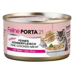 Feline Porta 21 6 X 90 G Comida Húmeda Para Gatos - Pack De Prueba -Catit Ventas 4730 pla felineporta21 huhnreiskitten 90g 9 2