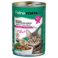 Pack Ahorro Feline Porta 21 Comida Para Gatos 12 X 400 G -Catit Ventas 4755 pla felineporta21 tunaseetang 400g 8