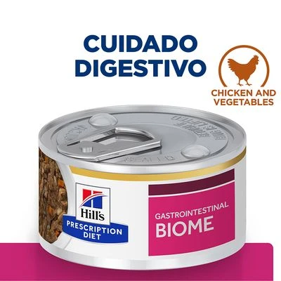 Hill's Gastrointestinal Biome Prescription Diet estofado para gatos Hill's Gastrointestinal Biome Prescription Diet Estofado Para Gatos -Catit Ventas 47 pd gibiome stew chicken veg cat bk31171 plp es 6